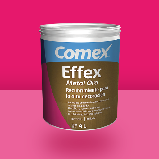 Effex Metal Oro® Acabado Brillante y Vistoso | Comex